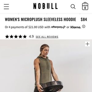 NoBull Sleeveless Hoodie
